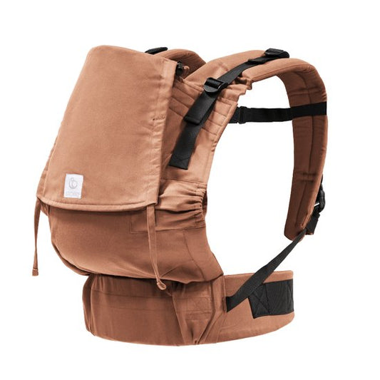 Stokke Limas Carrier Flex, Terracotta - 2023-versie (OCS) - Babydrager met gesp - Drie draagopties - Veilig voor baby's van 1 maand/ 4 kg tot 20 kg
