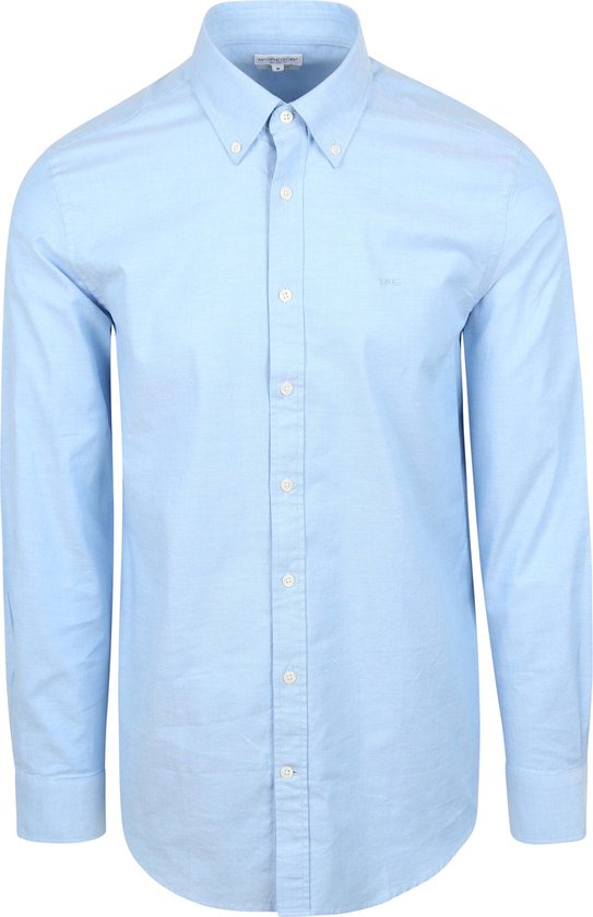 McGregor Overhemd Oxford Lichtblauw - Maat M - Heren - Overhemden Casual