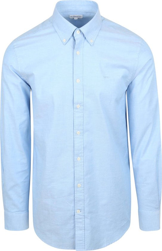 McGregor Overhemd Oxford Lichtblauw - Maat M - Heren - Overhemden Casual