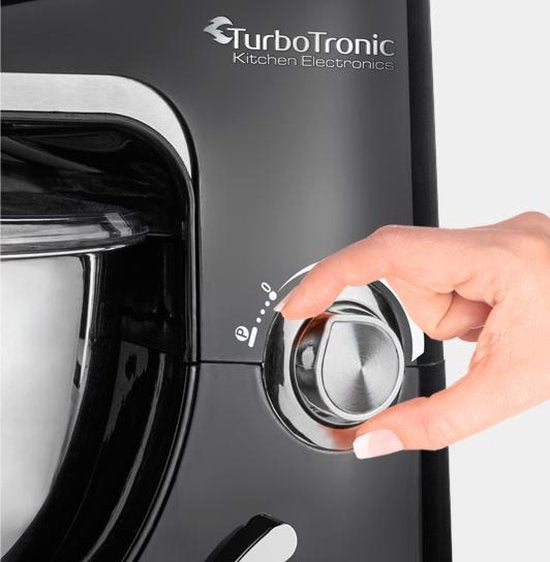 TurboTronic TT-002 Pro-Mix - Staande Mixer - 5 Liter - 2000W - Rood