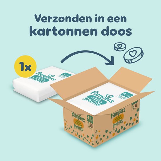 Pampers Premium Protection Pants Maat 4, 168 Luierbroekjes, 9kg-15kg