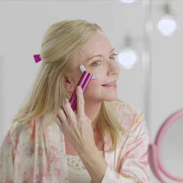 DermaWav Microstroom Gezichtsmassageapparaat - Met Trillingsmassage