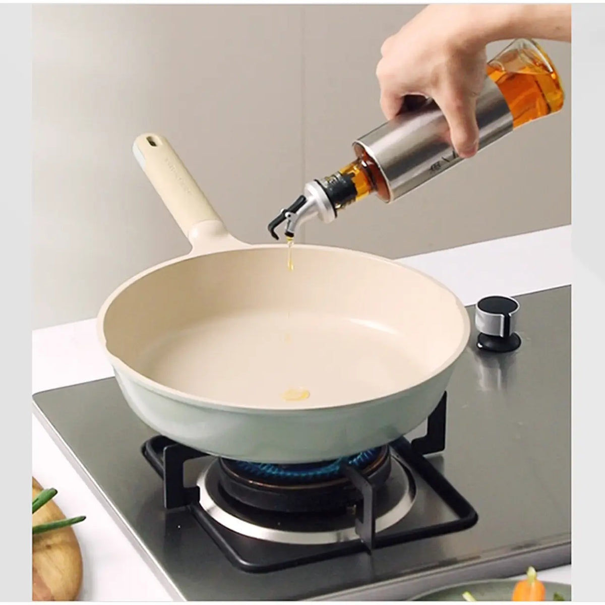 COOKER KING koekenpan - 24 cm - keramische titanium antiaanbaklaag