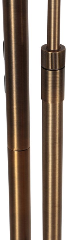 Steinhauer Exclusive - vloerlamp - Soleil2 - brons - kunststof metaal - Ø 32cm - LED - 4386BR