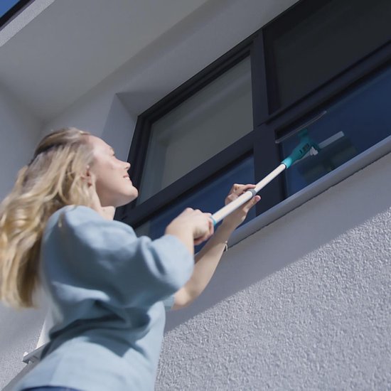Livington Window Buddy - Raamreiniger - Raamreiniger met telescoopstang - Raamwisser - Raamtrekker - Douchewisser - Zonnepaneelreiniger vertaler