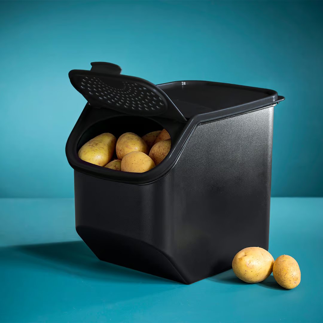 Tupperware PotatoSmart Aardappelcontainer - Optimale Luchtcirculatie - Houdt Aardappelen Vers - Stapelbaar Ontwerp