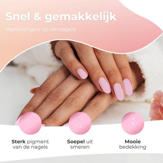Moods Gellac 6-delige Set - Gel Nagellak - 8ML - Grey Nude Edition - Gellac - Nagels - Gellak Starterspakket - Nude Kleuren
