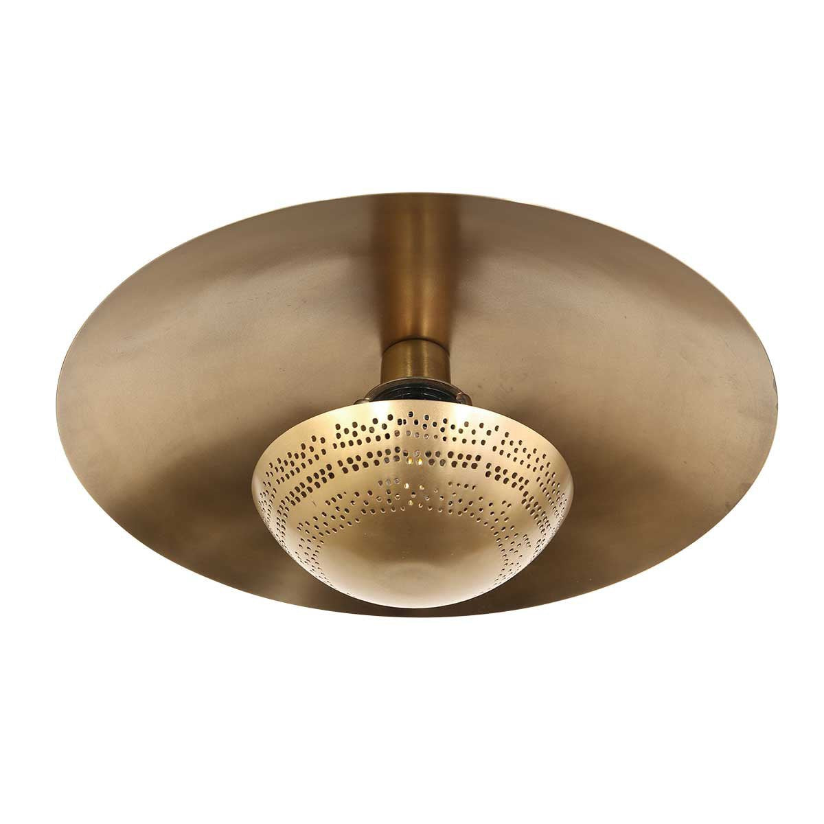 Anne Lighting plafonniere Brassi - brons - metaal - 42 cm - E27 fitting - 3681BR