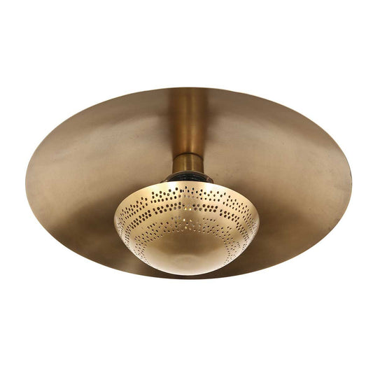 Anne Lighting plafonniere Brassi - brons - metaal - 42 cm - E27 fitting - 3681BR