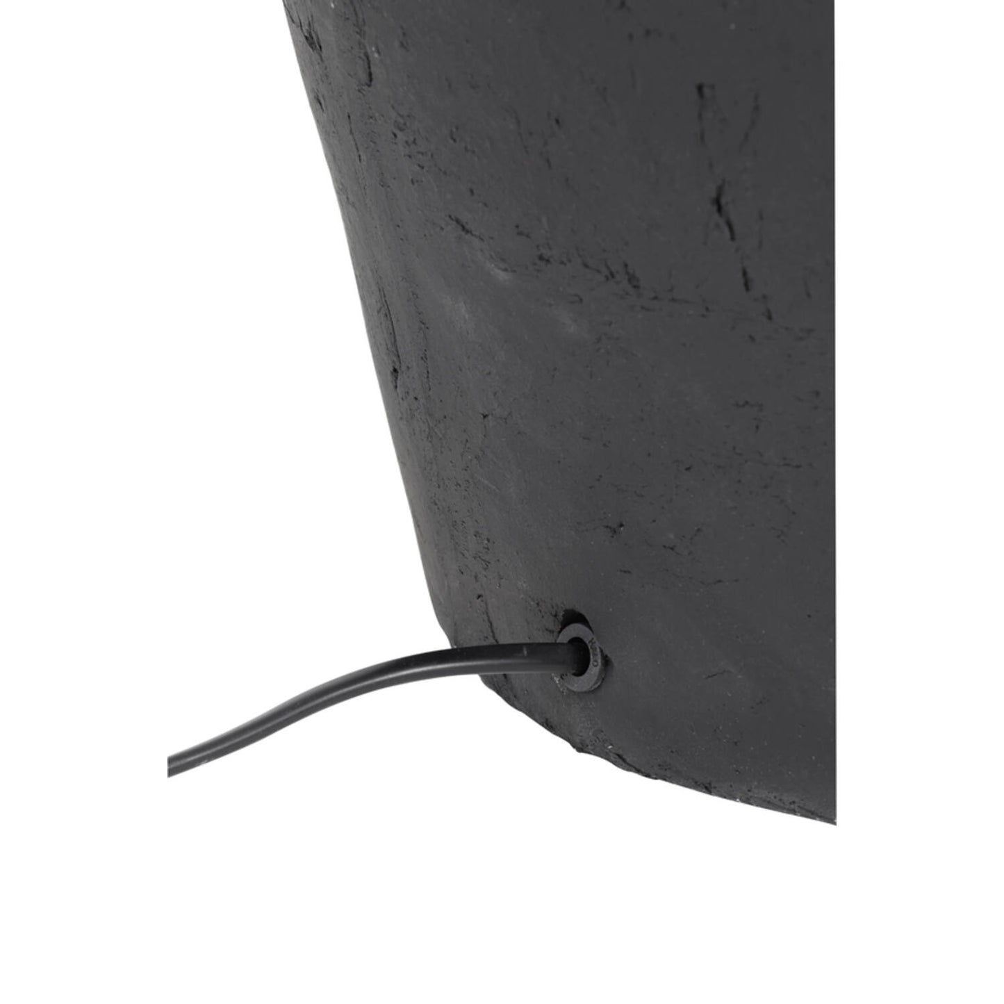 Light & Living Lampvoet Etna – Ø 30 x 40 cm – Robuuste Tafellampvoet Van Fijn Keramiek – Mat Zwart – Voor E27 Lichtbron – Luxe Basis Voor Jouw Tafellamp