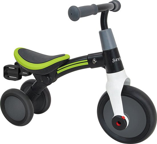 Sunny Walker 2-in-1 2000 Loopfiets Gepoedercoat Staal - Vanaf 2 jaar - Verstelbaar - EVA- Schuim banden