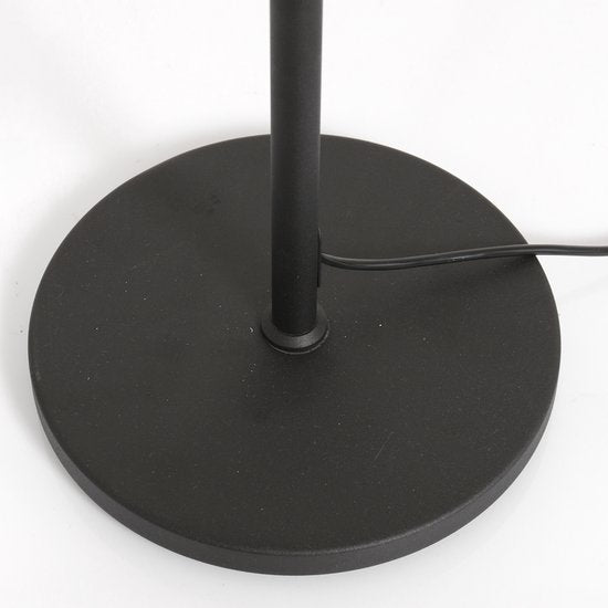 Steinhauer - vloerlamp - Retina - zwart - glas metaal - design lamp - LED - 3083ZW
