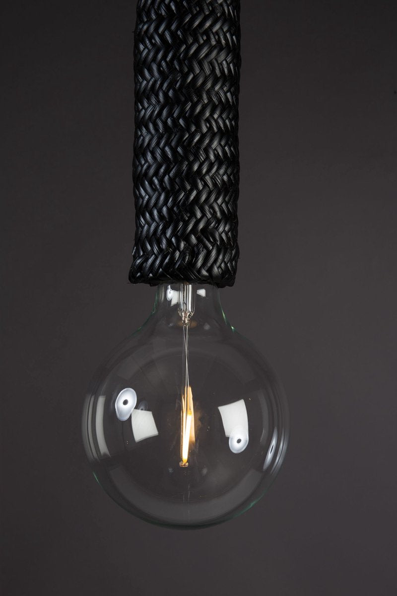 Dutchbone Tan Hanglamp Zwart - 230 V - 12x12x150cm