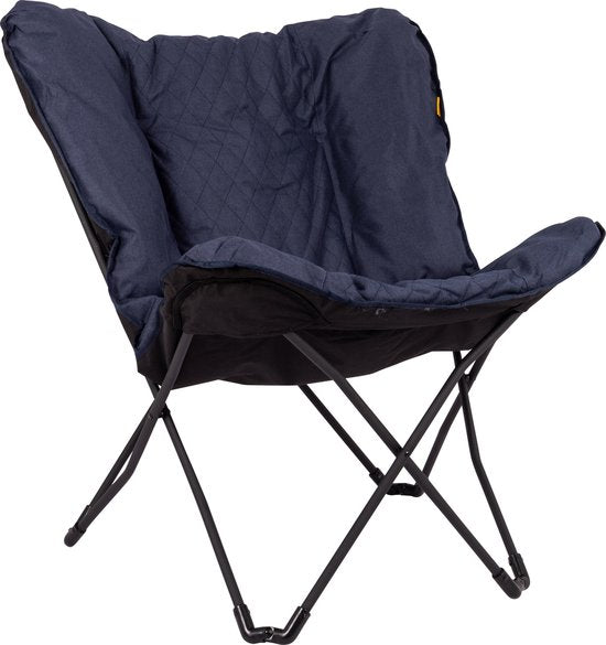 Bo-Camp - Industrial - Vlinderstoel - Himrod - L - Blauw
