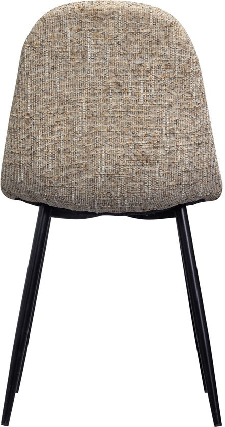 eetkamerstoel Marije - Chenille - Naturel - Set van 4