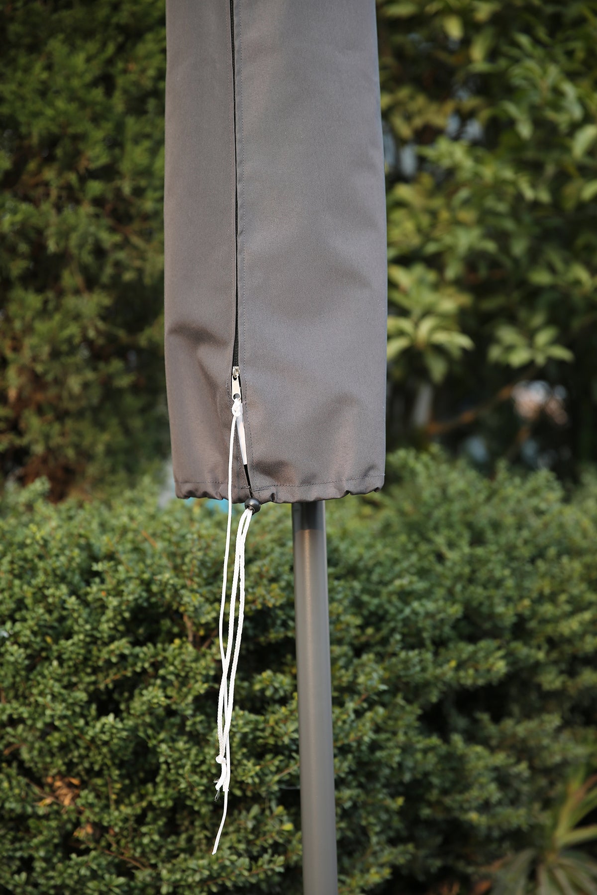 Angel Living Parasol Beschermhoes Waterdicht - Grijs - Polyester