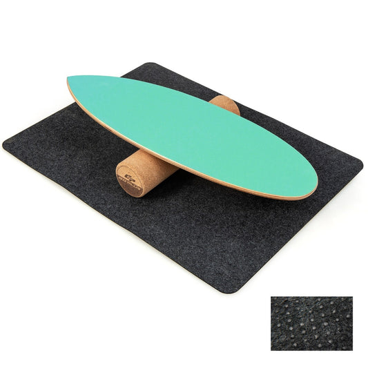 Coast Balance Board gemaakt van Wood Wobble Board met roll & plafond 3-in-1 Balance Board Kit Green