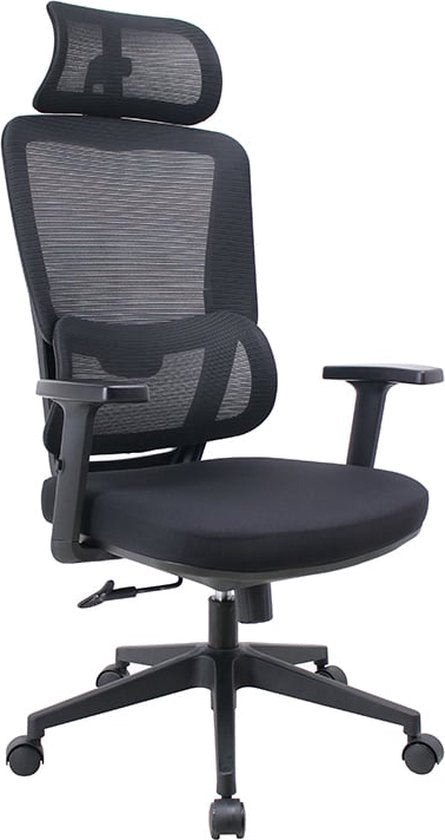 GAME HERO® Ergo G1 Ergonomische Bureaustoel - Bureaustoel voor Volwassenen - 150KG - Zwart