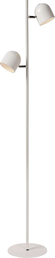 Lucide SKANSKA - Vloerlamp - LED 3 StepDim - 2x5W 3000K - Wit