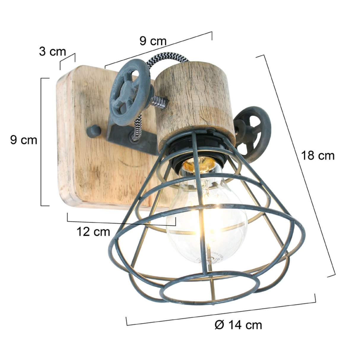 Spot Anne Lighting Guersey - Grijs