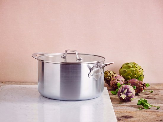 Mauviel 1830 - Kookpot - 24 cm - Roestvrij staal - alle warmtebronnen
