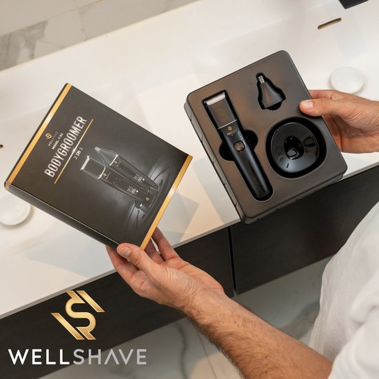 Wellshave 2 in 1 Bodygroomer Mannen - Multi Trimmer voor Lichaam en Baard - Schaamhaar Trimmer Mannen - Body Trimmer Heren - Neustrimmer - Dual Groomer