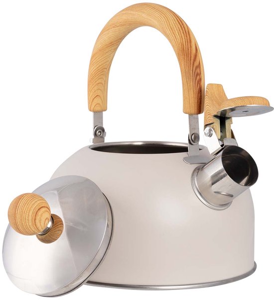 Bo-Camp Urban Outdoor collectie - Fluitketel - Clerkenwell - 1,2 Liter - Beige