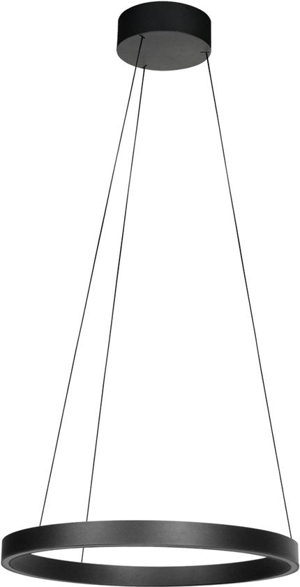 Steinhauer Exclusive - Hanglamp Mykty - Metaal - Ø 60 cm - LED - Zwart