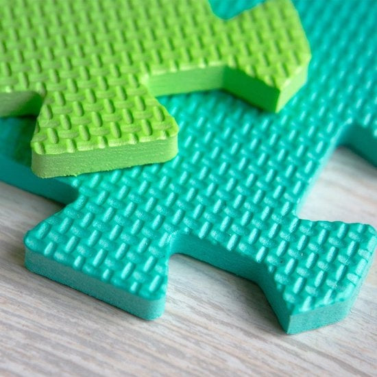 LifeGoods Speelmat XL - Foam - Opvouwbaar - Multicolor - Puzzel 86-delig - 180x180 cm