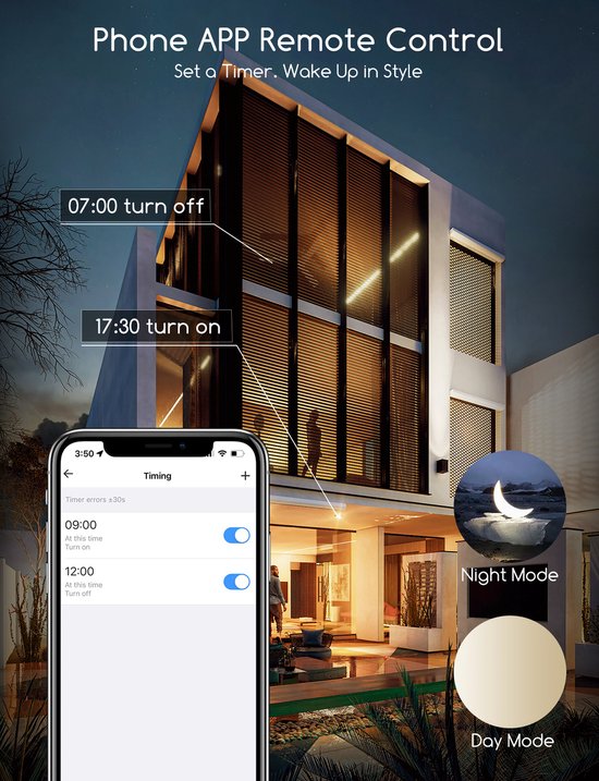 Aigostar 10YIE - ST64 - Slimme verlichting - Lichtbron E27 - Ø 6,4 cm - Appbesturing - Dimbaar - Smart Bulb - 6W