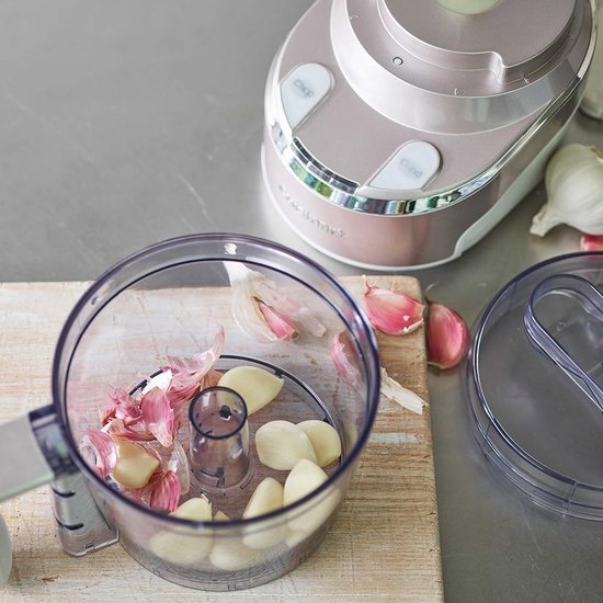 Cuisinart Cordless Mini Prep Pro Draadloze Keukenmachine RMC100E - Mini Foodprocessor - 350W - 900ml - Frosted Pearl