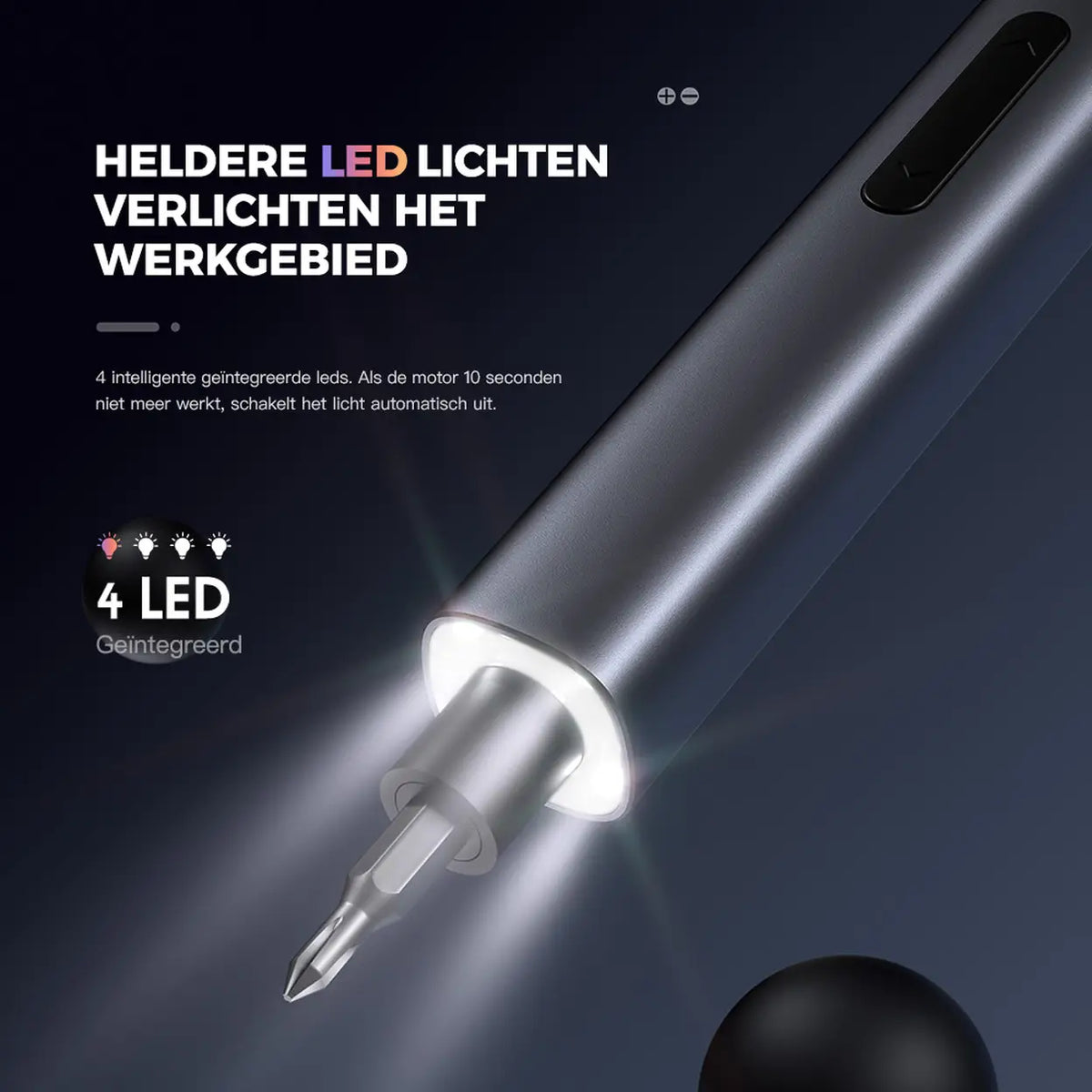 EasyWox 57-in-1 Elektrische Precisieschroevendraaier - Grijs