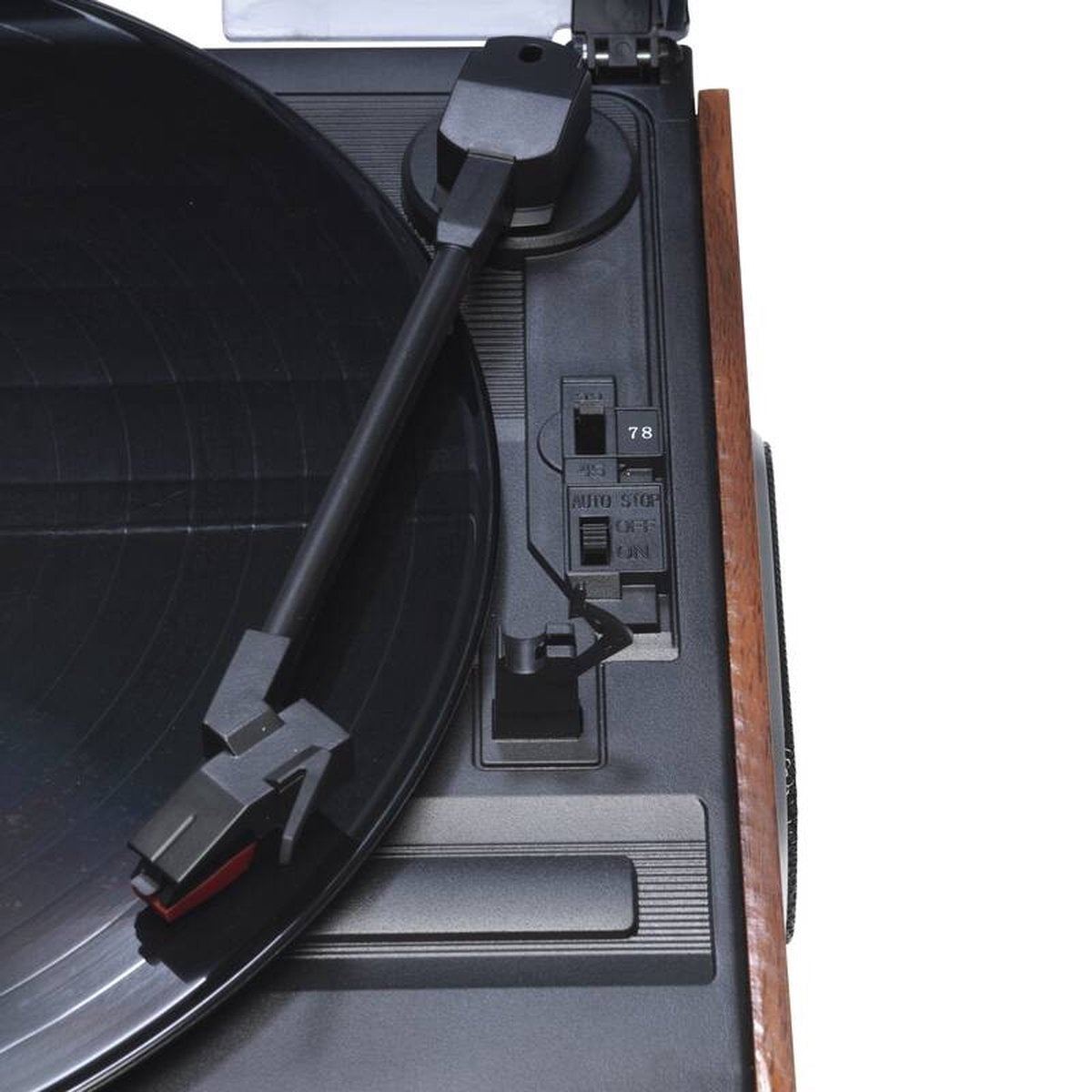 Denver Retro platenspeler - Ingebouwde Speakers - FM Radio - Auto-stop Functie - AUX - Phono - VPR190