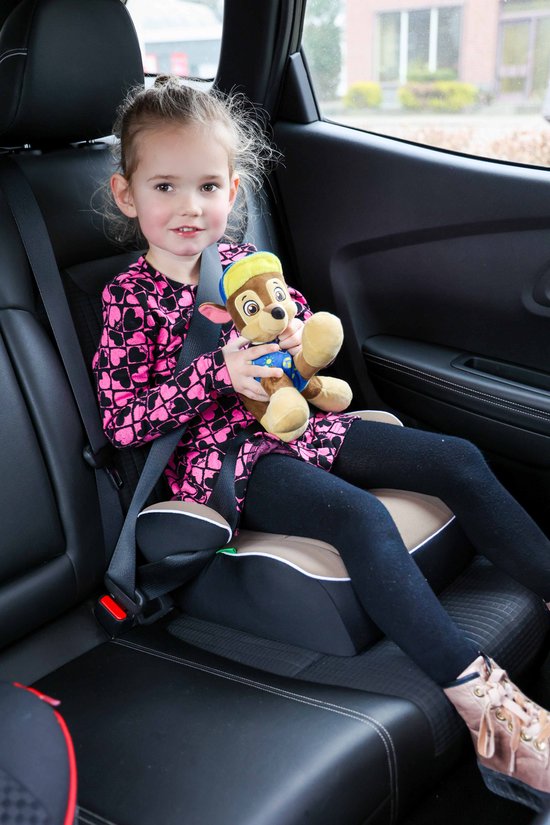Carkids I-Size Zitverhoger Sam - Voldoet aan I-Size R-129 Norm - Voor Kinderen van 125-150cm – Afneembare & wasbare hoes - Flexibele installatie – Zwart