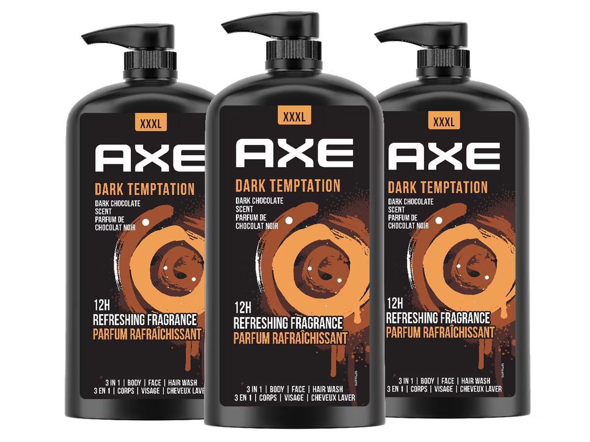Axe Douchegel Dark Temptation - 3 x 1 Liter - Intensief Verfrissend