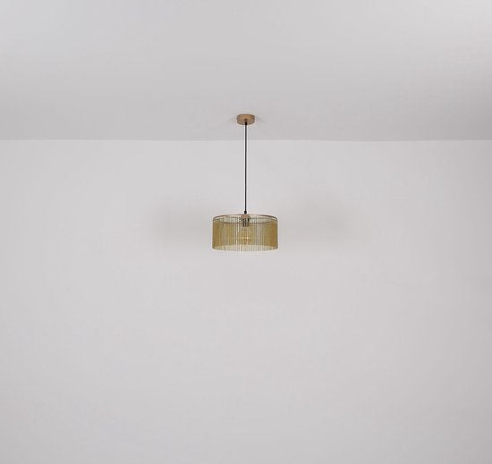 Globo - plafonnière - LEEDS - zwart - glas - Ø 35cm - E27 - 63080108
