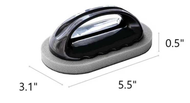 Kona Nano Emery BBQ Schuurspons met Handvat - Set van 2 - Grill- en Barbecuereiniging