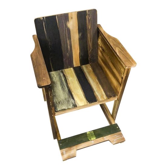 Schommelstoel kinderen Scrapie - gerecycled sloophout scrapwood design stijl