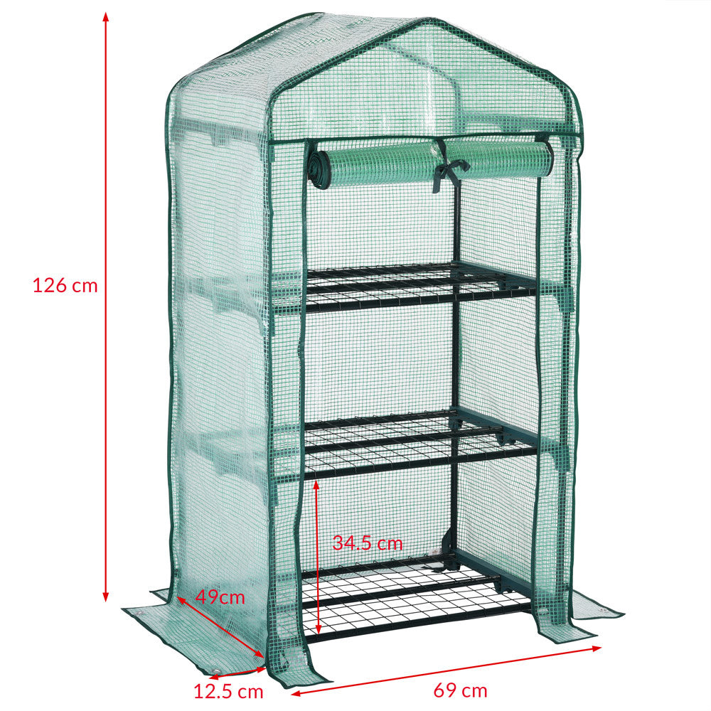 Gardebruk Foliekas - 0,38 m³ - 126x49x69cm