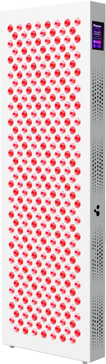Panacea - ATP Pro 1500 Roodlichttherapie Paneel - 92 x 30 x 7 cm - Metaal & Aluminium - 8 Golflengtes & Touchscreen - 1500 Watt Professioneel Vermogen - Full-Body Herstel