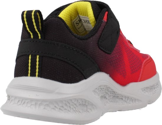 Skechers Meteor-Lights - Krendox 401495N-RDBK, voor een jongen, Rood, Sneakers,Sportschoenen, maat: 25
