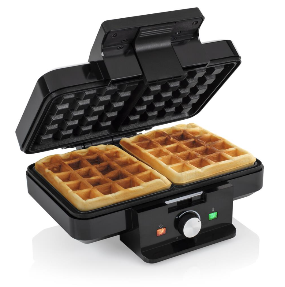 Tristar Wafelijzer WF-1165KL - Belgische Wafels - 22 x 13,5 cm - Zwart