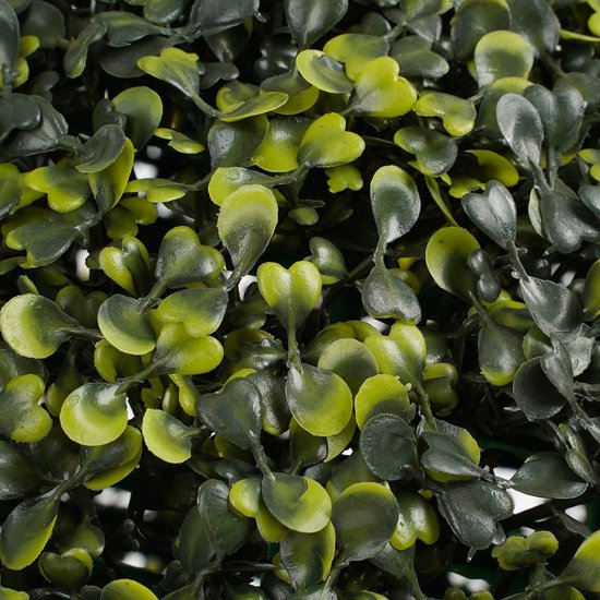 Mica Decorations Buxus Bol Kunstplant voor Buiten Hangend - Ø28 cm - Groen