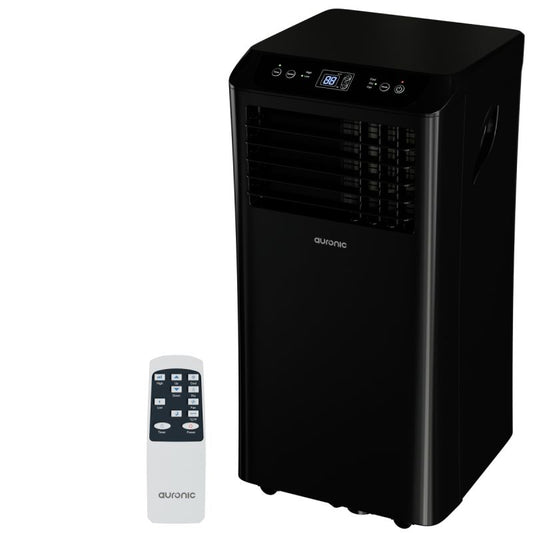 Auronic Mobiele Airco - 10000 BTU - Zwart - 70x35x34,8 cm – Koelen, Ventileren en Ontvochtigen