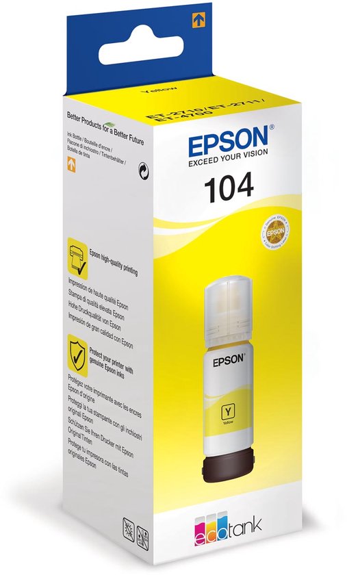 Epson 104 EcoTank - Inktfles / Geel