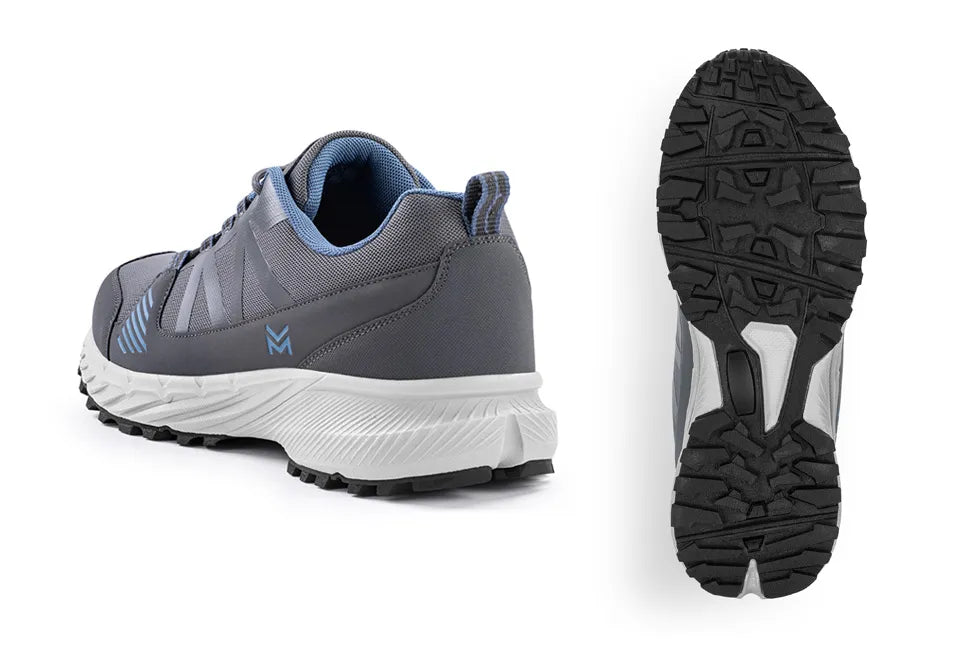 Milanoro Wandelschoenen Maat 42 - Softshell - Gripzool - Grijs/Blauw