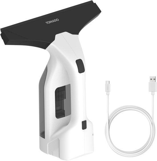 Tomado TWC3702W - Elektrische ruitenreiniger - Oplaadbaar - USB-C kabel - Raamwisser - Afneembaar reservoir