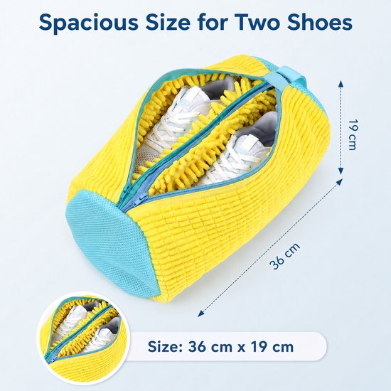 Dubbele Wasmachine Schoenwaszak - Bescherm Uw Schoenen!