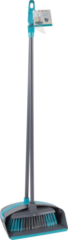 alpina Bezem en Blik – Kunststof - Lichtgewicht - 92 cm