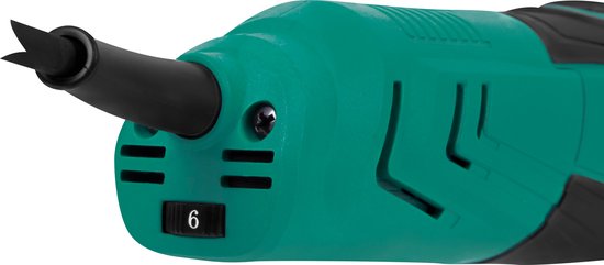 VONROC Excentrische polijstmachine - poetsmachine – 400W – Ø50 en Ø75MM – met softstart en constante powerelektronica - Incl. 8 polijstschijven en 2 steunschijven